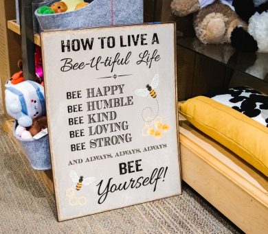Funny Bee If We Die Quote Sofa Cushion Cover Shopping Tote Bag Canvas Gift 